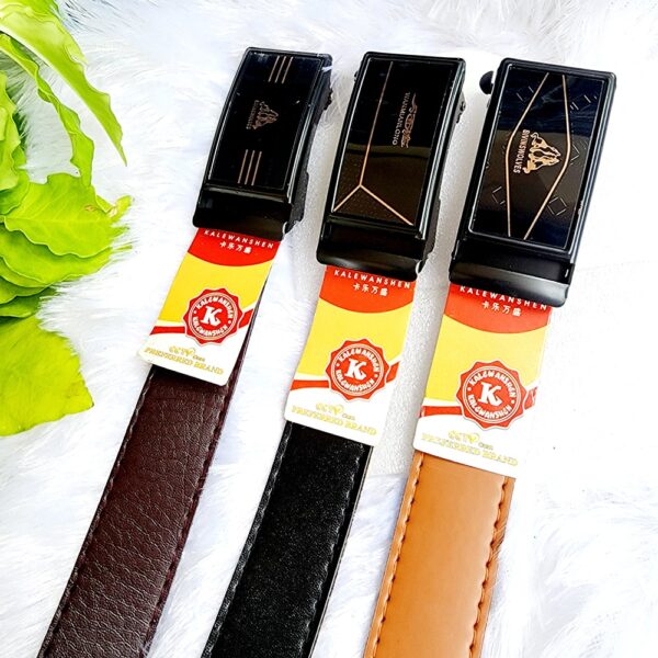 Automatic Buckle PU Leather Belt