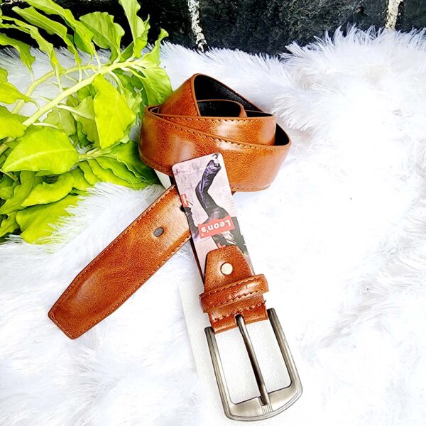 Pin Buckle PU Leather Belt