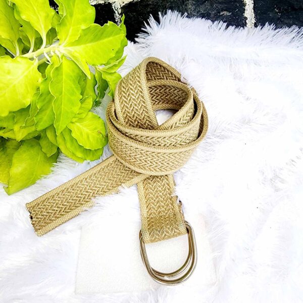 Double D-Ring Buckle Casual Belt - Image 3