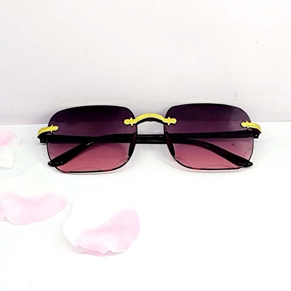 Square Frameless Ladies Sunglasses - Image 7