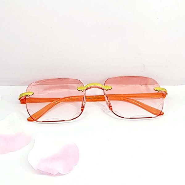 Square Frameless Ladies Sunglasses - Image 3