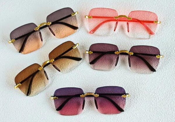 Square Frameless Ladies Sunglasses